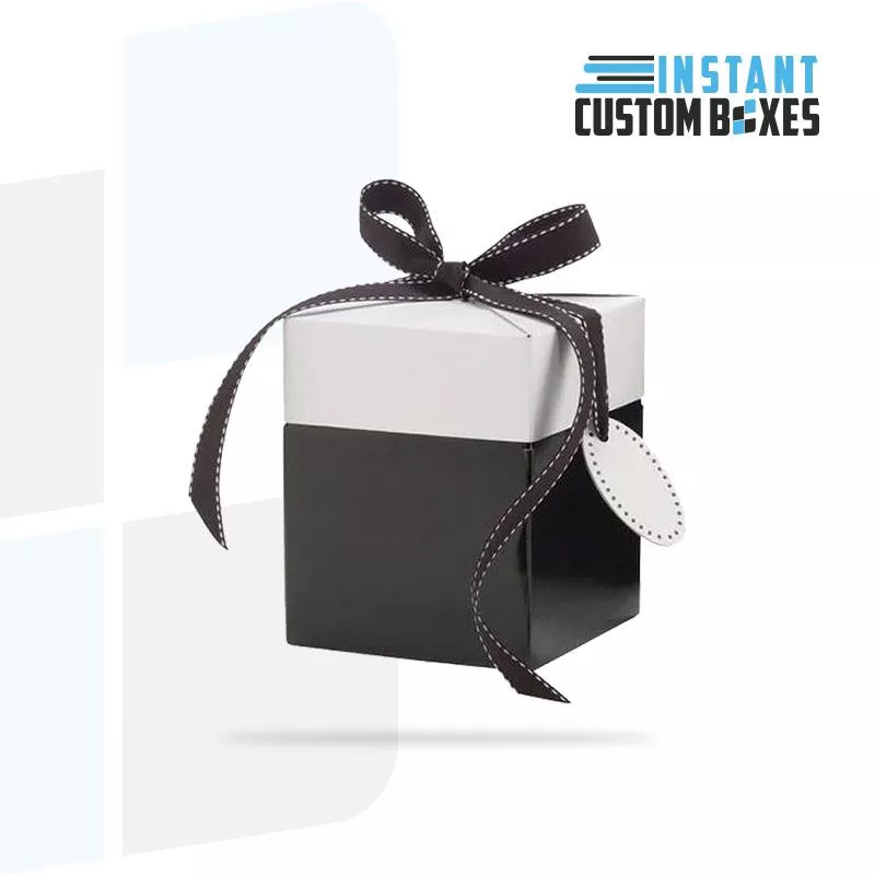 Custom Aqua Popup Gift Boxes