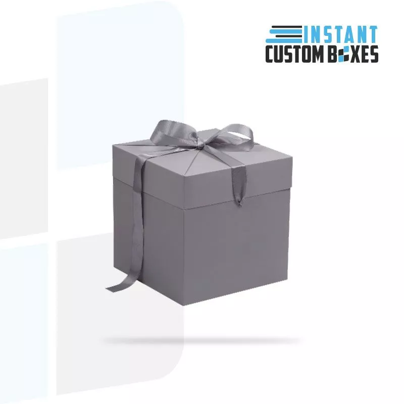 Custom Aqua Popup Gift Boxes