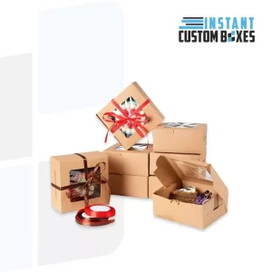 Custom Design Kraft Bakery Boxes