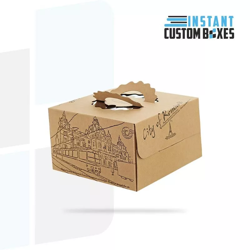 Custom Design Kraft Bakery Boxes