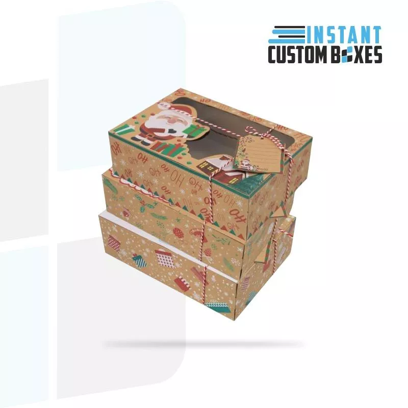 Custom Design Kraft Bakery Boxes