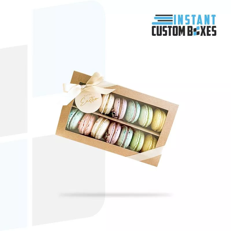 Custom Kraft Macaron Boxes