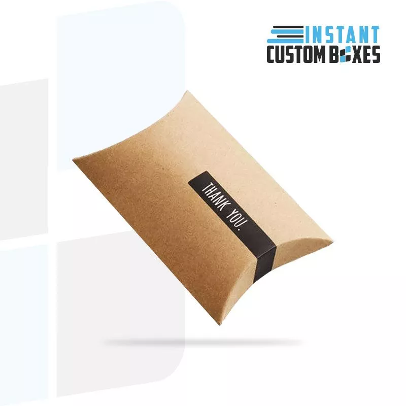 Custom Kraft Pillow Boxes