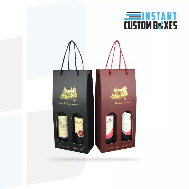 Custom Bottle Carriers with Display Window