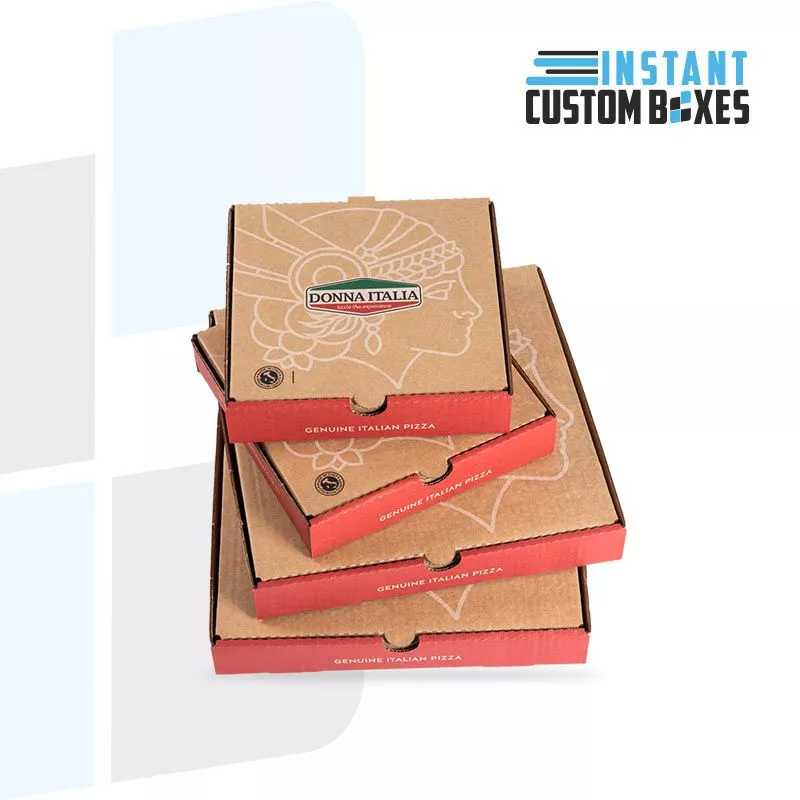 Custom Corrugated Cardboard Pizza Boxes