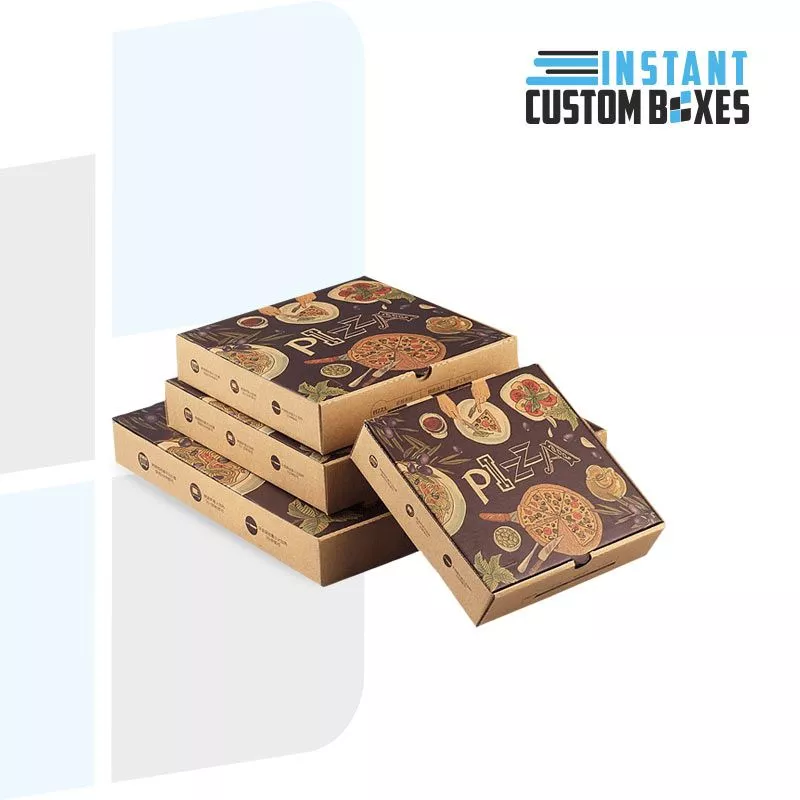 Custom Corrugated Cardboard Pizza Boxes