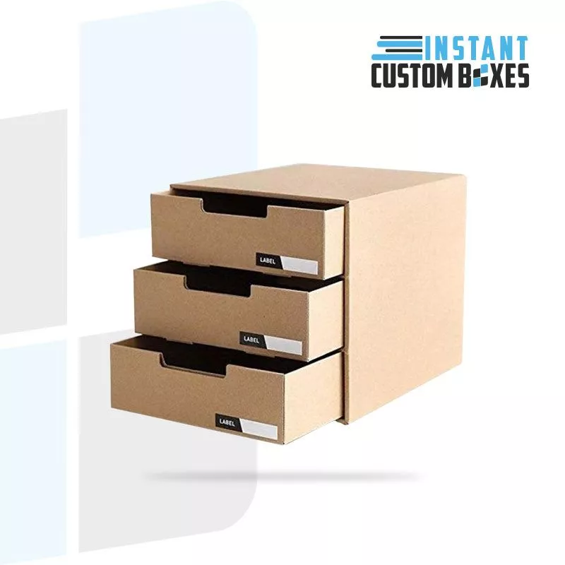 Custom Design Corrugated Drawer Boxes