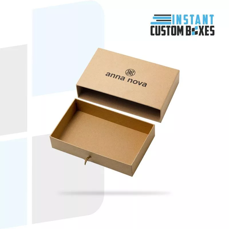 Custom Ecofriendly Kraft Drawer Boxes