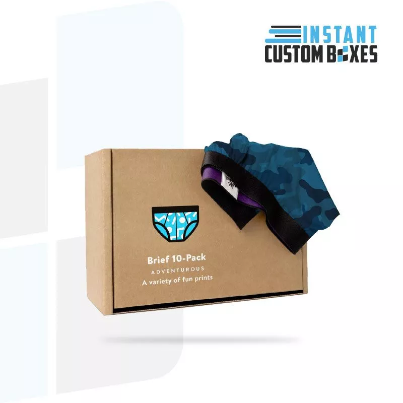 custom kraft undergarments box