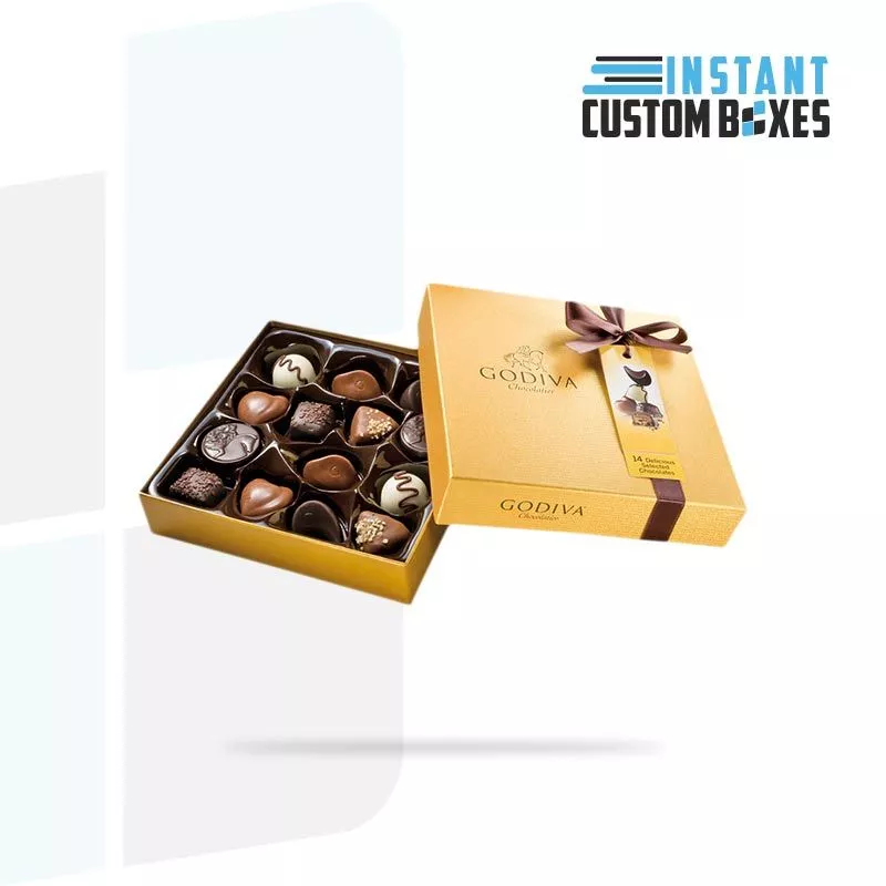 Custom Printed Chocolate Rigid Boxes