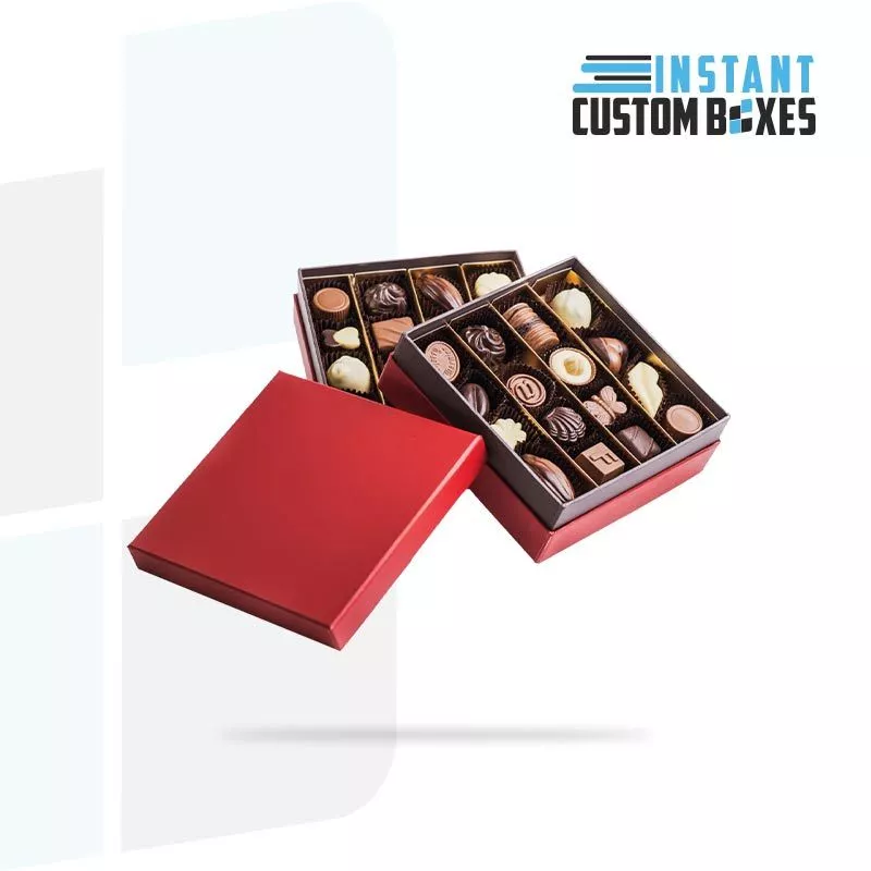 Custom Printed Chocolate Rigid Boxes