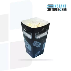 Custom Printed Matte Finish Popcorn Boxes Supplier