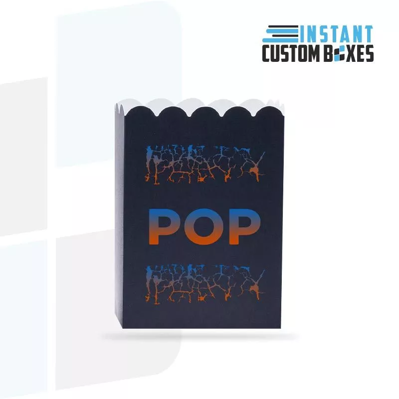 Custom Printed Matte Finish Popcorn Boxes