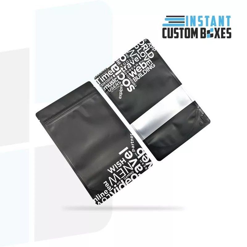 Foil Mylar Pouch Bag For Food with PVC window