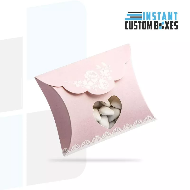 Custom Pillow Boxes with Window