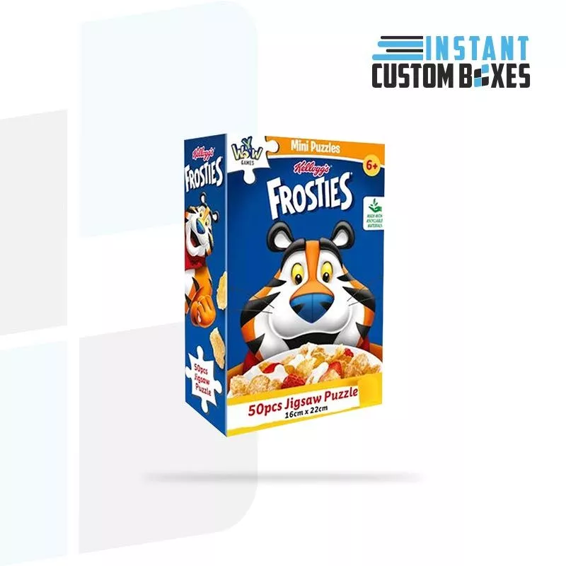 Custom Cereal Boxes with Gloss Lamination