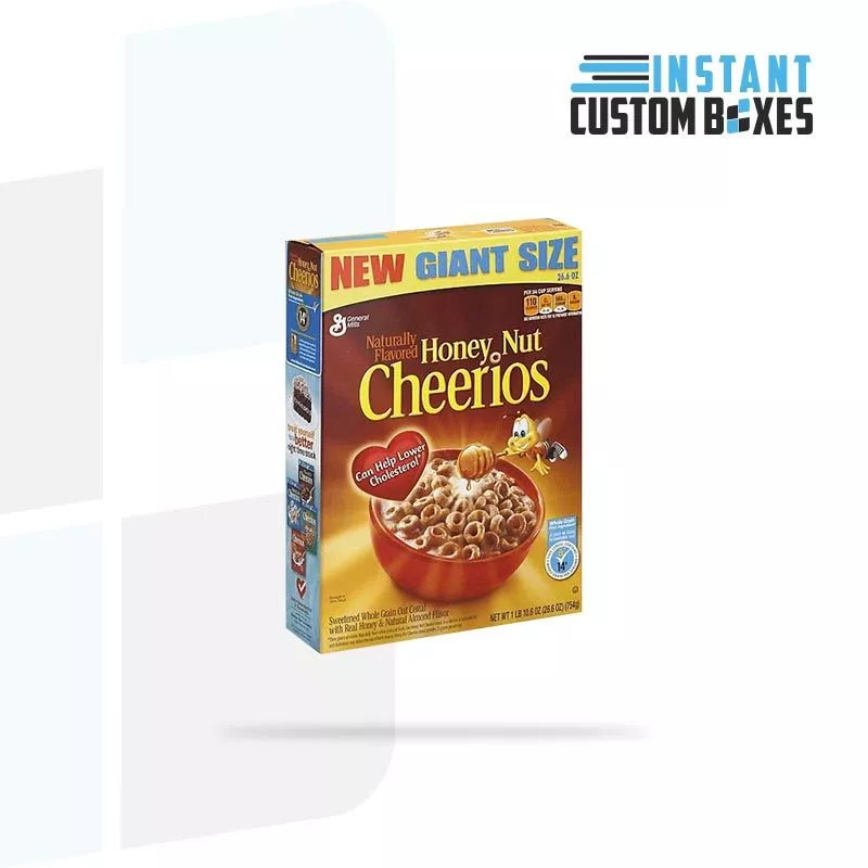 Custom Cereal Boxes with Gloss Lamination