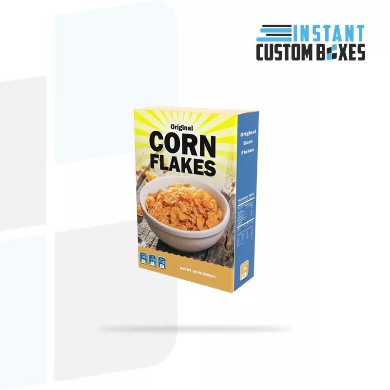 Custom Cereal Boxes with Gloss Lamination