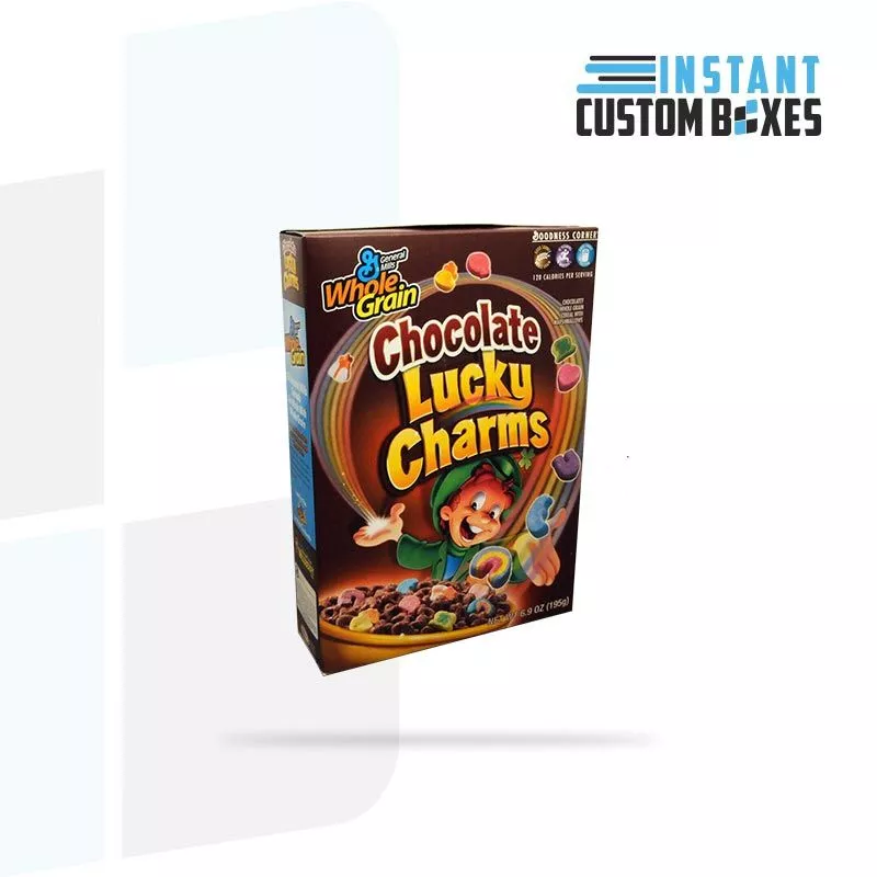 Custom Cereal Boxes with Gloss Lamination