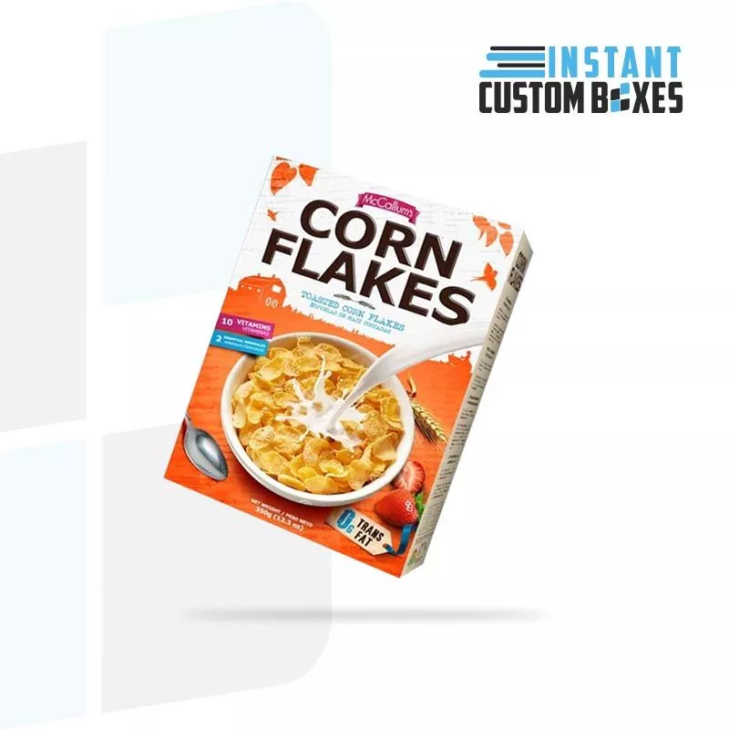 Custom Cereal Boxes with Matte Lamination