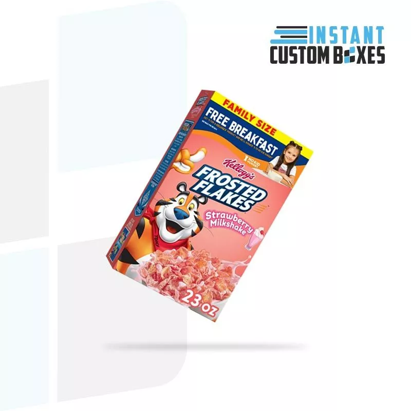 Custom Cereal Boxes with Matte Lamination