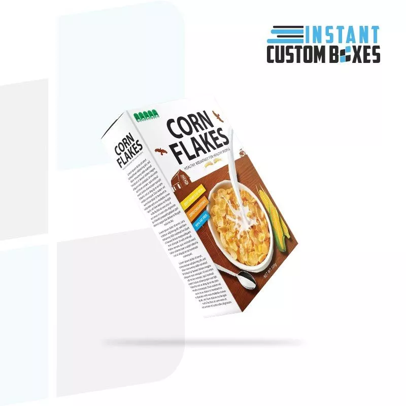 Custom Cereal Boxes with Matte Lamination