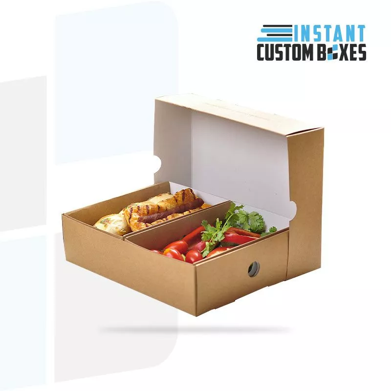 Custom Design Kraft Food Boxes