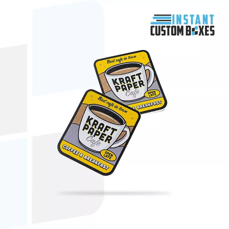 custom kraft stickers