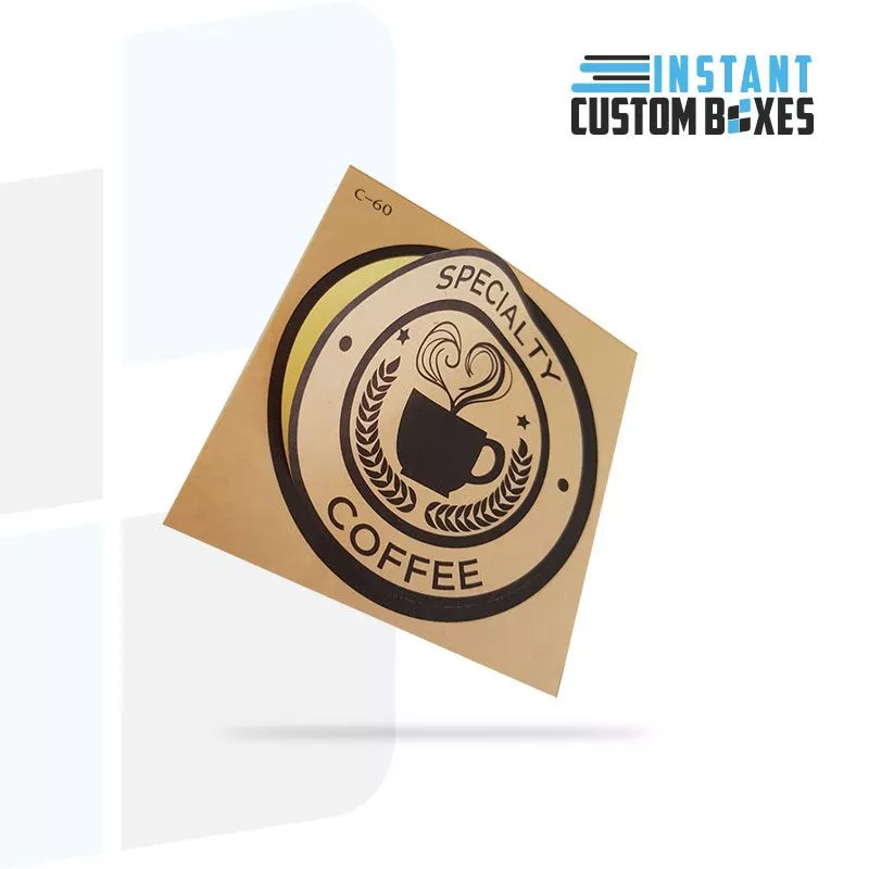 custom kraft stickers