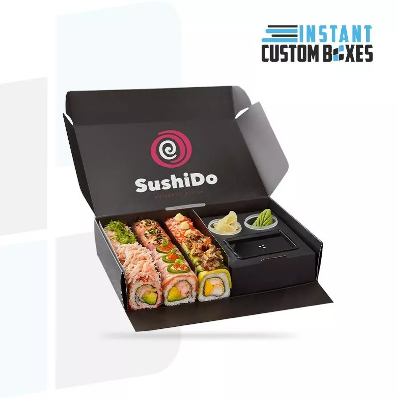 Custom Printed Sushi Food Boxes