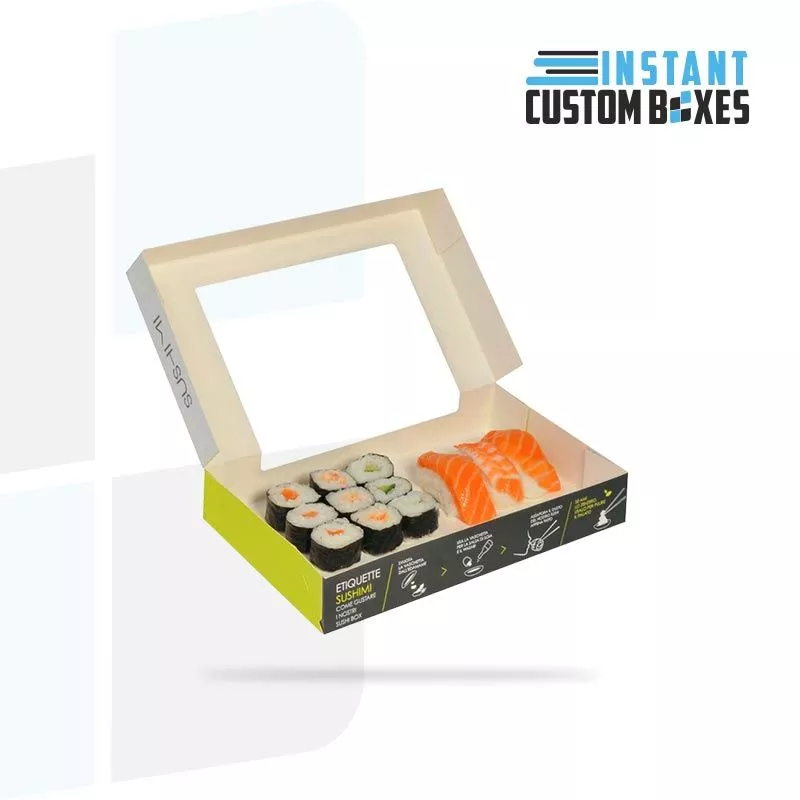 Custom Printed Sushi Food Boxes