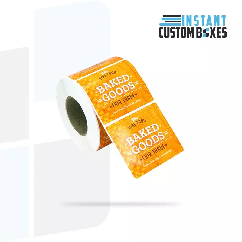 Custom Stickers Roll | Instant Custom Boxes