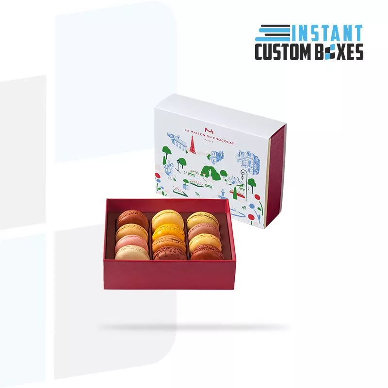 Custom Printed Macaron Packaging Boxes