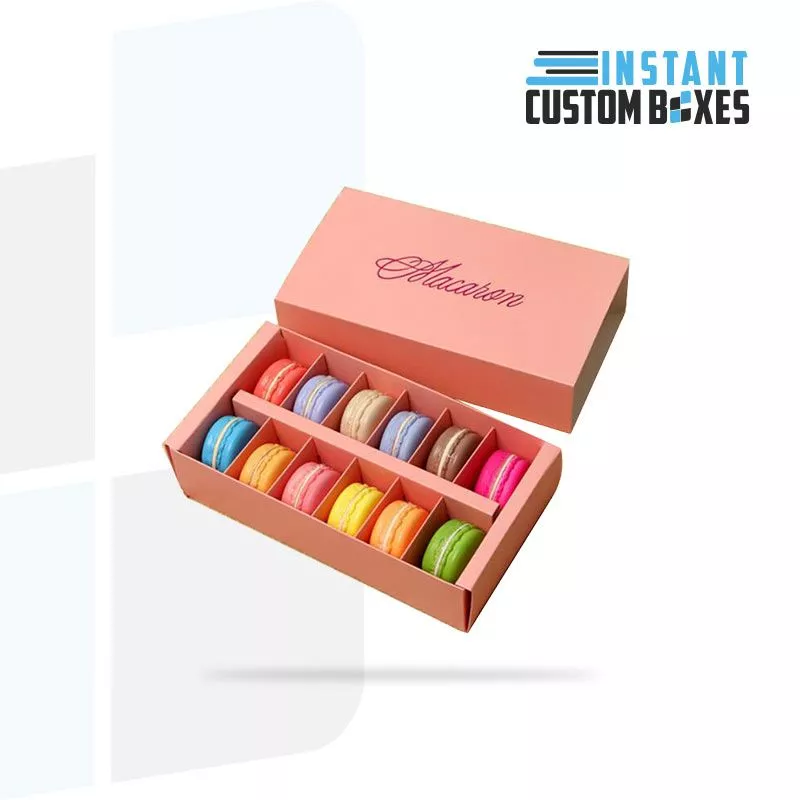 Custom Printed Macaron Packaging Boxes