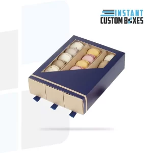 Custom Sleeve and Tray Macaron boxes