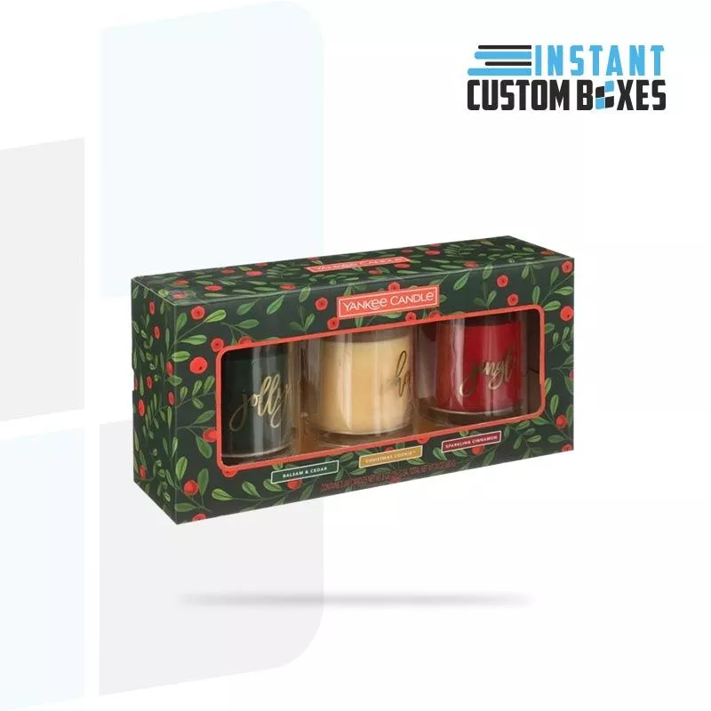 Custom Candle Boxes with Window