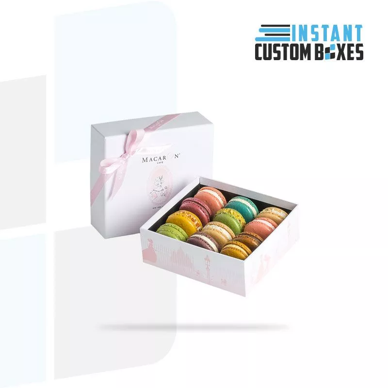 Custom Digital Printed Macaron Boxes