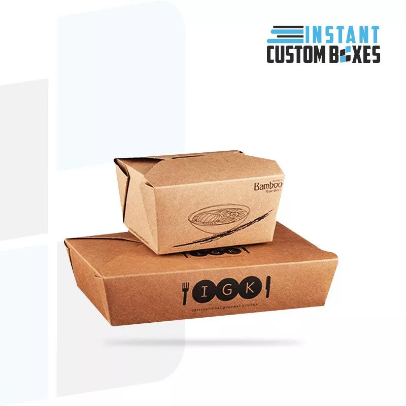 Custom Folded Takeout Boxes