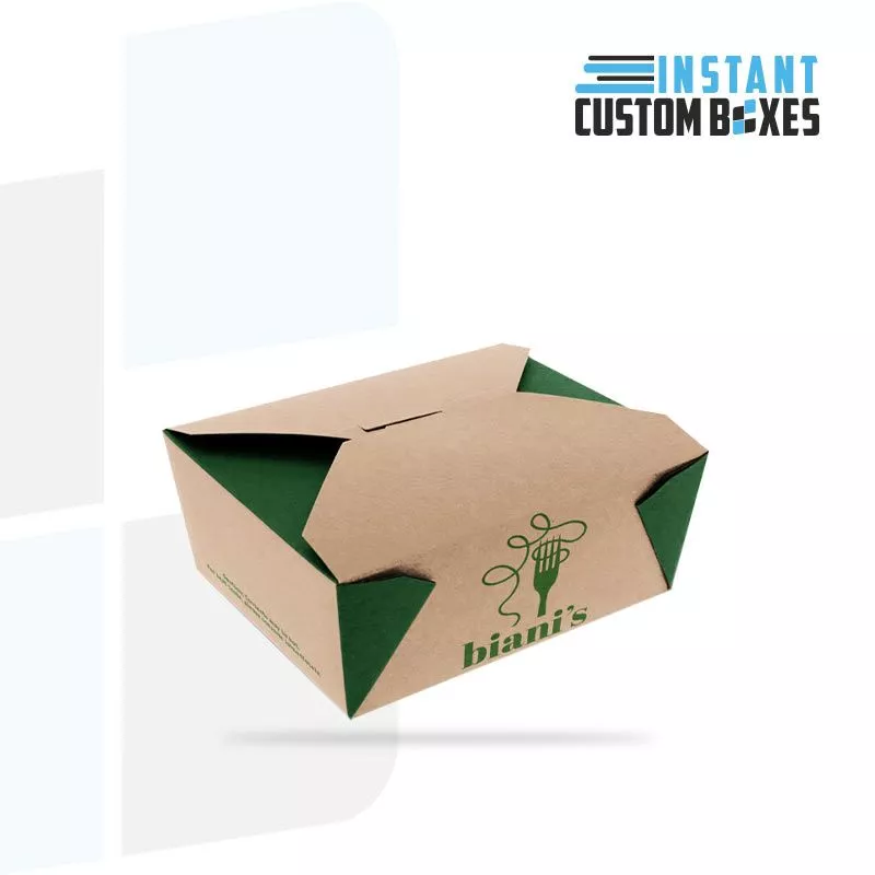 Custom Folded Takeout Boxes