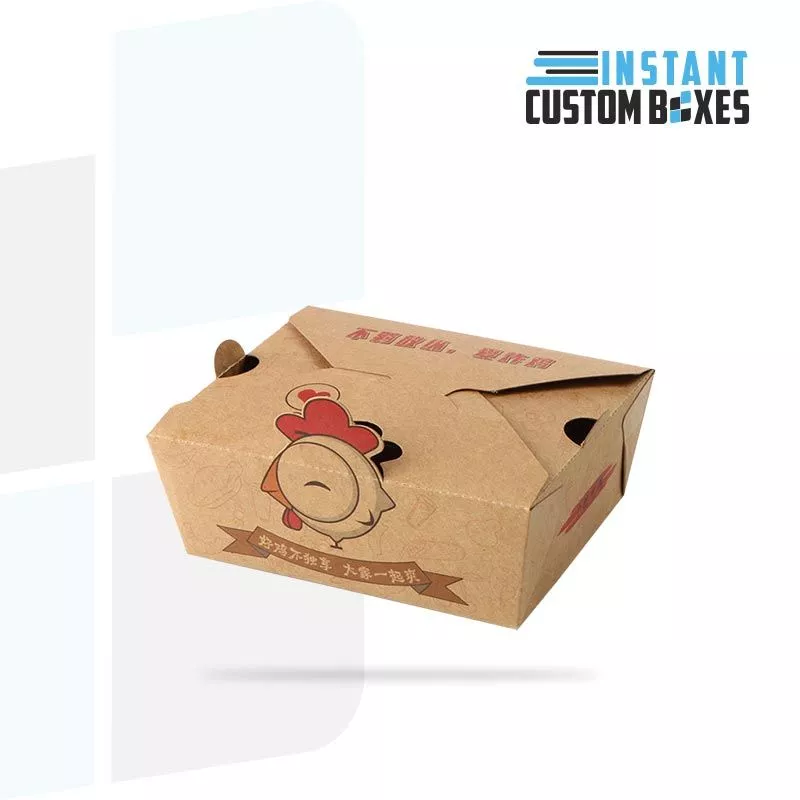 Custom Grease Repellent Takeout Boxes