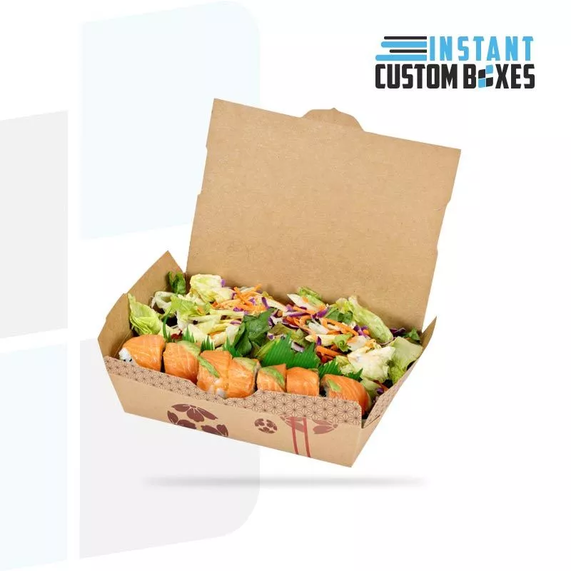 Custom Grease Repellent Takeout Boxes