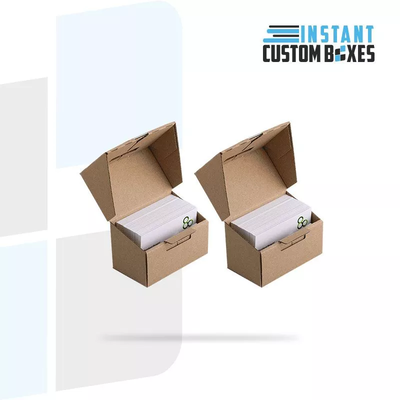 Custom Cardboard Business Card Boxes