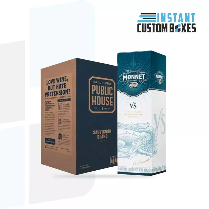 Custom Card Stock Beverage Boxes In Bulk