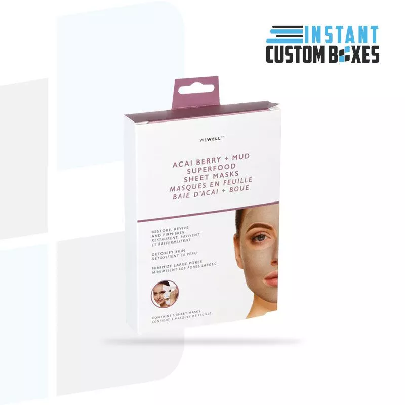 Custom Facial Masks Boxes