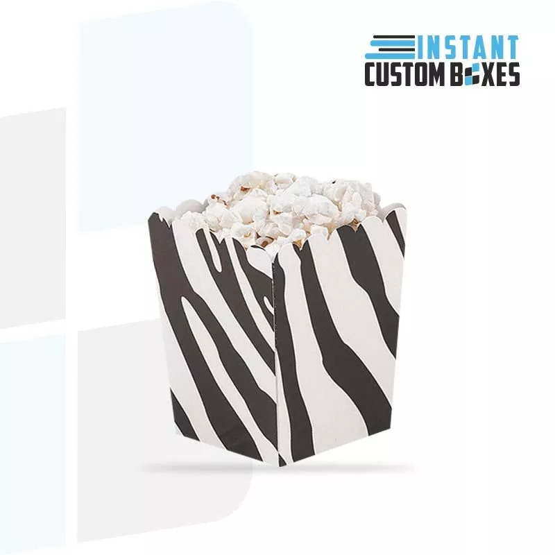 custom-printed small popcorn box