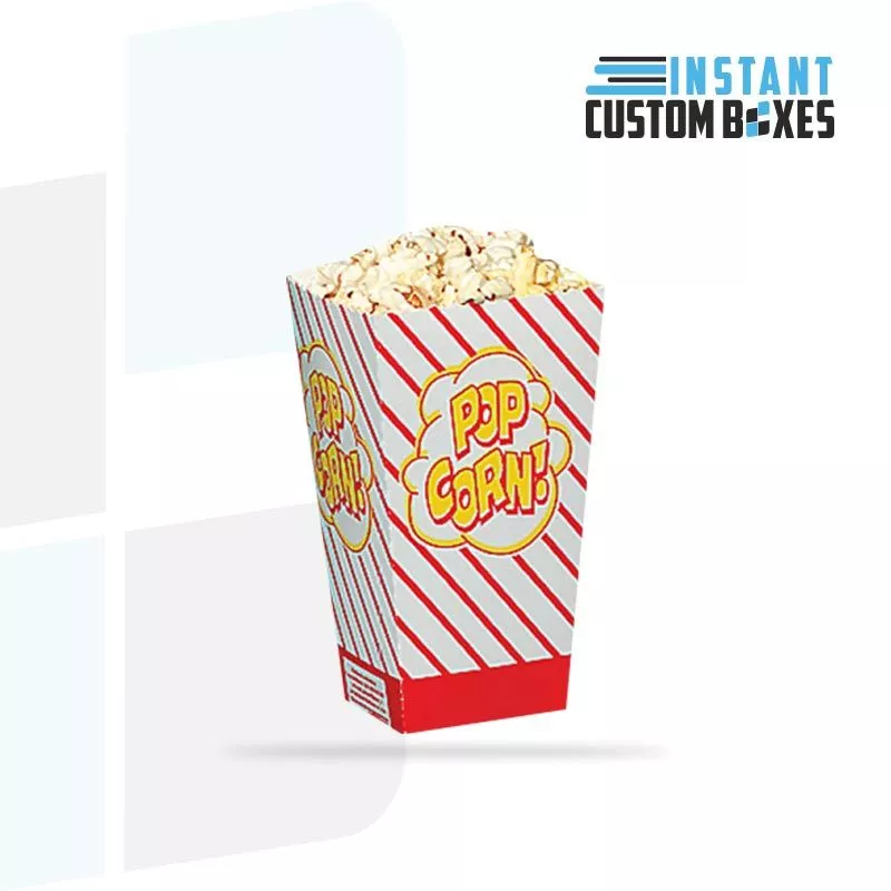 Custom Popcorn Boxes in Bulk | Instant Custom Boxes