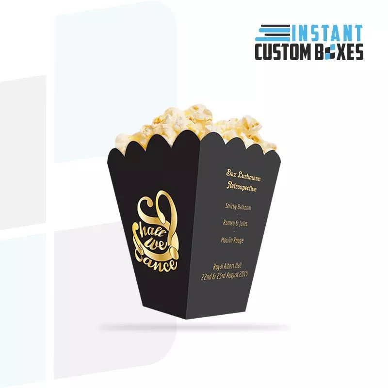 Custom Popcorn Boxes with Your Logo