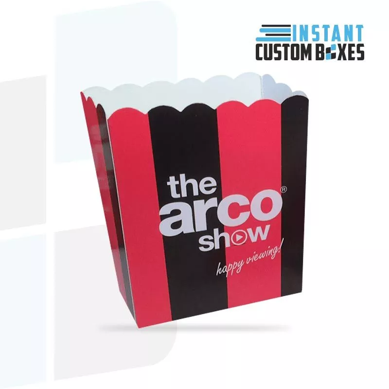 Custom Popcorn Boxes with Your Logo