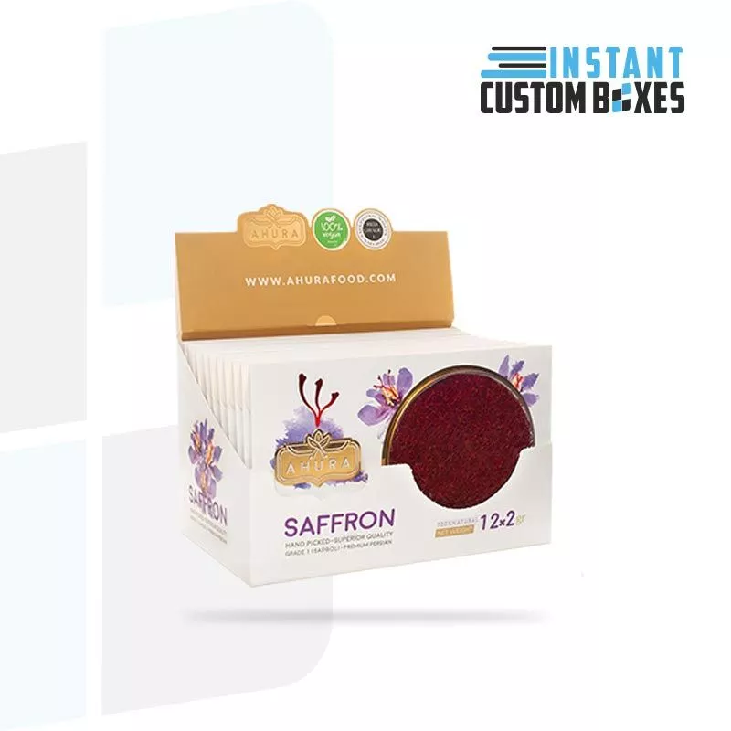 Custom Saffron Boxes