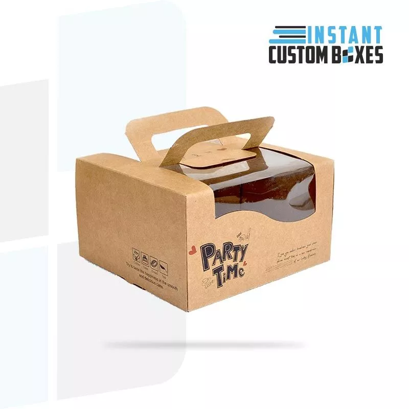 Brown Bakery Boxes with Window